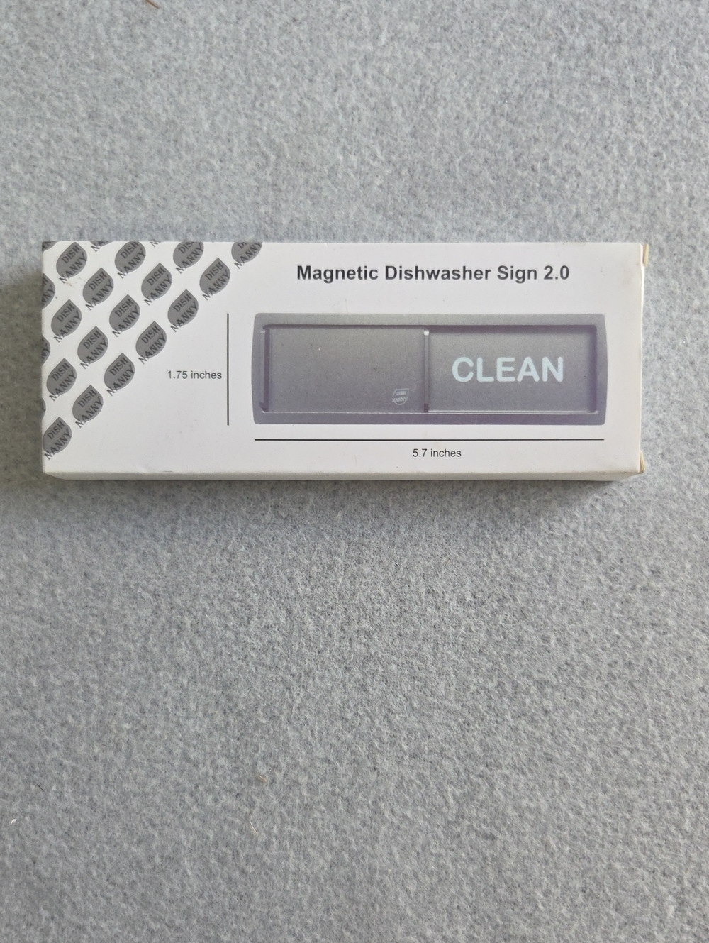 Magnetic Dishwasher Sign 2.0 – Clean/Dirty Indicator (Black)